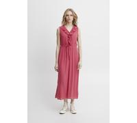 ICHI IHMARRAKECH SO DR10 Damen Freizeitkleid Kleid 100% Viskose Midikleid mit Schlitz V-Ausschnitt Ärmellos Regular-Fit, Größe:L, Farbe:Raspberry Wine (181741)