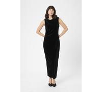 Kaffe Samtkleid in Schwarz - Größe XS | Damen Kleider
