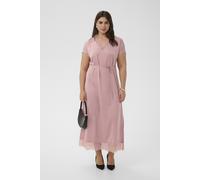 Midikleid KAFFE CURVE "Kleid KCjamie", Damen, Gr. 52, N-Gr, rosa (zephyr cc), Obermaterial: 100% Polyester PES., Kleider Midikleid (62417231-52) zephyr cc