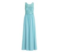 Vera Mont Damen Cocktailkleid mit Spitze 34, Night Turquoise
