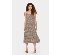 Kleid Lockere Passform Creme Leopard Strokes animal M