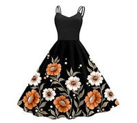 Kleid Mit Schlitz Maxikleider Damen Sommer,Strandkleid Damen Große Größen T-Shirt Kleid Große Größen Lässige Maxikleid mit Tasche Kleider V-Ausschnitt Knopfleiste Kleider Tunikakleid Festlic