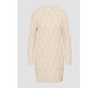 Kleid mit Strickmuster 46 Beige 2157104.81W9.46