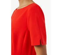 Kleid mit U-Boot-Ausschnitt und verdecktem Reißverschluss rot 34