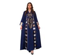 Kleid, Robe, Volle Länge, Islamische Robe, Gebet, Bestickt, Kaftan, Ethnische Mode, Damen