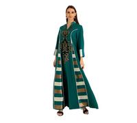 Kleid, Robe, Volle Länge, Islamische Robe, Gebet, Bestickt, Kaftan, Ethnische Mode, Damen