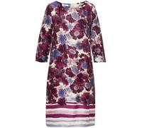 Kleid Rundhals-Ausschnitt Peter Hahn lila 38
