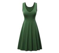 Kleid Schwarz Strandkleider Damen Sommer Knielang Große Größen Freizeitkleid Damen Sommer Strandkleid Schwarz Kurz Sommerkleid Damen Knielang Leicht Sommerkleid Damen Leicht Lang Kleid Damen Kurz