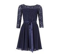 Swing Cocktailkleid aus Häkelspitze Modell 'STAMM' in Marine, Größe 46