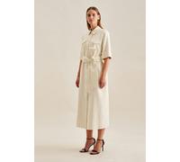 Kleid Streifen Ecru 48 (60.135932-0003-48)