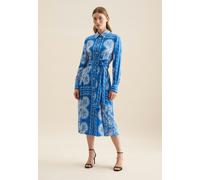 Seidensticker Damen Kleid - Blusenkleid - Midikleid - Regular Fit - Bügelleicht - Hemdblusenkragen - Langarm - Midi