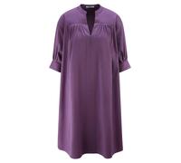 Kleid überschnittener Schulter Peter Hahn lila 42