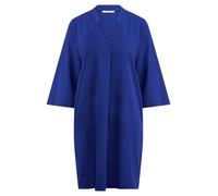 Kleid V-Ausschnitt Peter Hahn blau 44