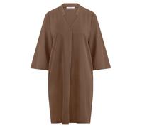 Kleid V-Ausschnitt Peter Hahn braun 38