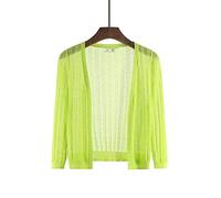 Kleider Damen Festlich,Damen Gestrickte Hohle Bolero-Shrugs Cropped Tops Elegante Langarm-Spitzen-Strickjacke Open Front Sheer Shrugs Tops Schulterjacke Umhang Abendgesellschaft Vertuschung Für Klei