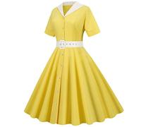 Kleider Damen Festlich Elegant Geschenke für Frauen Besticktes Blumen-Plissee-Midi-A-Linien-Cocktailkleid Elegant Cocktail Bleistiftkleid Bodycon Business Bürokleid Schultern Kleider Strandkleide