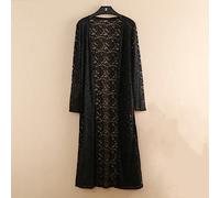 Kleider Damen Festlich,Langer Damen-Cardigan, Leicht, Blumenspitze, Bolero, Achselzucken, Eleganter Kurzarm-Cardigan, Vorne Offen, Netzstoff, Achselzucken, Oberteile, Jacke, Abendmode, Strandmode, B