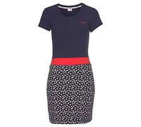 Kleider Kangaroos Damen Jerseykleid (38, Marine/Rot)