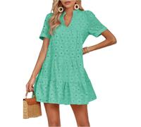 Kleider Leichte Sommerkleider Damen Kleid Sommer Damen Medieval Dress Strandkleider Sommer Lang Abendkleid Kurz Kleider Cocktailkleider Für Hochzeit Outfits 2 Teiler Sommerkleid Rot 60Er Jahre Stil