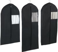 Kleidersack Mod. Deep Black, 3-teiliges Set (S, M, L) klein, mittel & groß