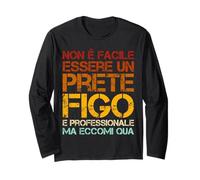 Kleidung Lavoro da Prete figo Divertente Sacerdote Langarmshirt