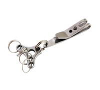 Kleine Aufhängungsklammer aus Edelstahl, für den Außenbereich, Gürtelclip, Aufhängung für Schlüssel, Taschenhalter, tragbare Tasche, Ausrüstung, Schlüsselanhänger