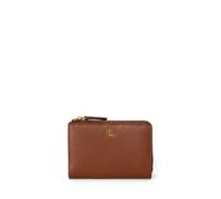 Kleine Bi-Fold-Brieftasche aus Leder EINHEITSGROESSE Brown