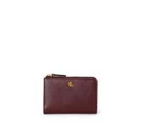 Kleine Bi-Fold-Brieftasche aus Leder EINHEITSGROESSE Red