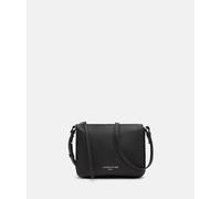 Kleine Crossbody-Bag aus weichem Leder schwarz