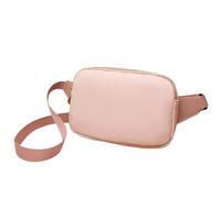 Kleine Crossbody Bag Bauchtasche Damen Gürteltasche Herren Umhängetasche Handy Gürteltasche Sport Mode Hüfttaschen Frauen Brustbeutel mit verstellbarem Riemen für Reisen Casual Geschenke (Rosa)