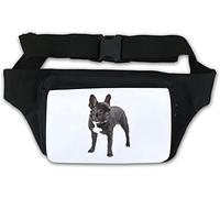 Kleine französische Bulldogge Gürteltasche mit süßem Hund, Weiß