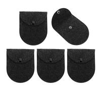 Kleine Geldbörse | 5 Stück Geldbörse aus Filz | wasserdichte Geldbörse, moderner Organizer für Schmuck, Kosmetik, Silber, Ohrringe, Haarspangen und Lippenstift