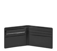 Kleine Geldbörse mit abnehmbarem Dokumentenhalter-Akron Schwarz - Farb-Varianten: Schwarz