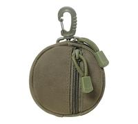 Kleine Geldbörse - Rundes Portemonnaie, kompaktes Kopfhörerpaket, Mini-Scheintasche, praktische Gürteltasche, sicheres Schlüsseletui mit Reißverschlusstasche, kompakte Aufbewahrung | Roug Organizer