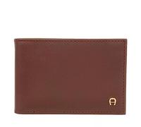 Aigner Portemonnaie - Wallet - in cognac - für Damen - aus Leder &Textil