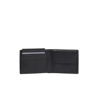 Kleine Herrengeldbörse mit herausnehmbarem Dokumentenfach und Münzfach Piquadro Orion, schwarz - Farb-Varianten: Schwarz
