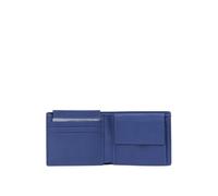 Kleine Herrengeldbörse mit Münzfach Piquadro PQ Earth, blau - Farb-Varianten: Blau