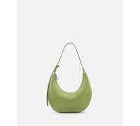 Kleine Hobo-Bag aus weichem Leder grün