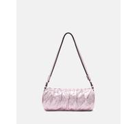 Kleine Hobo-Bag mit Metallic-Finish pink