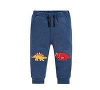 Kleine Jungen Hose niedlich Cartoon gedruckt lässig Stricken elastische Hosen Kleinkind Junge weiche Baumwolle Sweatpants