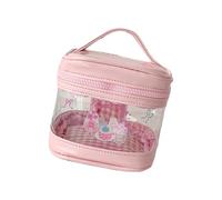 Kleine Kosmetik Organizer, PVC, wasserdichtes Design, kompakte Make up Tasche, ergonomische, transparente Reise Toilettenartikel für Frauen, kleine PVC Kosmetik Organizer für Frauen