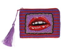 Kleine Kosmetiktasche GIFTCOMPANY Elodie XS Lippenmotiv Baumwolle - rot