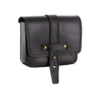 Kleine Ledertasche, Gürteltasche, verschiedene Farben Schwarz