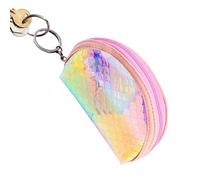 Kleine Münztasche | Münztasche Mit Schlüsselanhänger | Tragbarer Reißverschluss Kreditkartenhalter Für Frauen Reise Urlaub Im Freien, new pink, verwijzen naar de beschrijving, Unisex