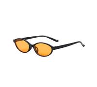 Kleine ovale Sonnenbrille, UV400-Filter, mehrere Farboptionen, für Damen und Herren, reduziert Blendungen, Substanz-Sonnenbrille