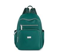 Kleine Rucksack Für Damen Mädchen Nylon Wasserdicht Lässiger Tagesrucksack Schultaschen Anti Diebstahl Dunkelgrün