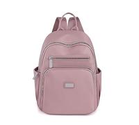 Kleine Rucksack Für Damen Mädchen Nylon Wasserdicht Lässiger Tagesrucksack Schultaschen Anti Diebstahl Taro lila