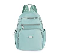 Kleine Rucksack Für Damen Mädchen Nylon Wasserdicht Lässiger Tagesrucksack Schultaschen Anti Diebstahl Hellgrün