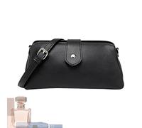 Kleine Schultertasche - Vintage-PU-Leder, kompakte Umhängetasche, verstellbarer Schultergurt, leichtes Alltagszubehör, wiederverwendbarer Reise-Organizer, ideal für Wandern, Camping, Einkaufen