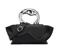 Kleine silberne Umhängetasche Y2K Abendtaschen Handtasche für Frauen Hobo-Taschen Schultertaschen Tragetasche für Frauen 2023, A Schwarz, Einheitsgröße